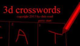 3D Crosswords