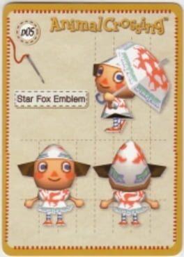 Animal Crossing-e: D05 - Design Card: Star Fox Emblem