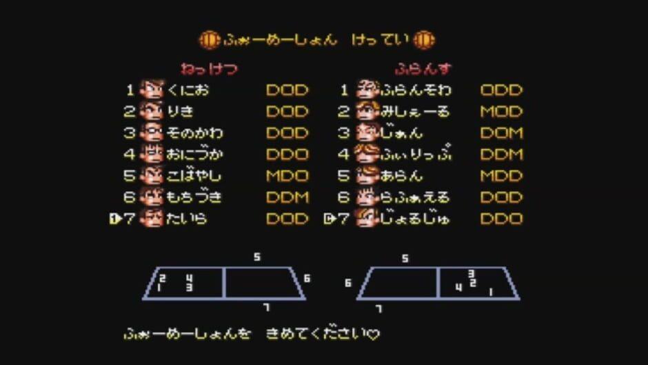 Kunio-kun no Dodgeball Da yo Zenin Shuugou!: Tournament Special screenshot 3