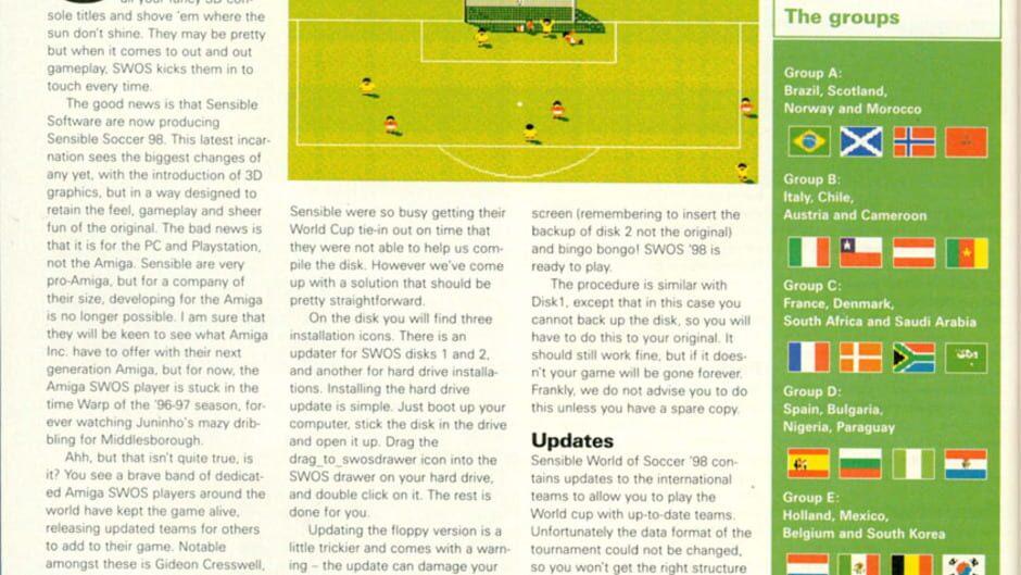 Sensible World of Soccer '97/'98 World Cup Edition artwork 1