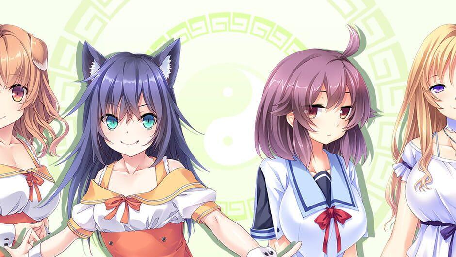 Pretty Girls Mahjong Solitaire: Green artwork 1