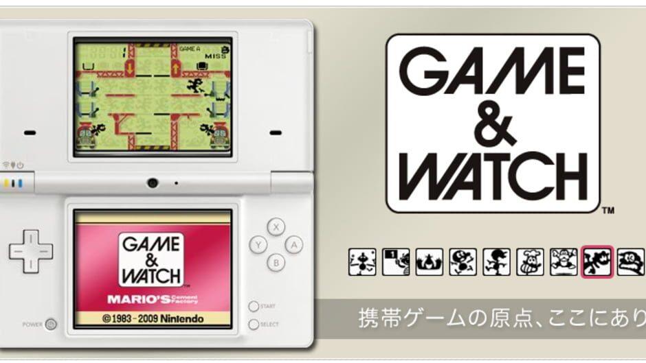 Game & Watch Mario's Cement Factory artwork 1