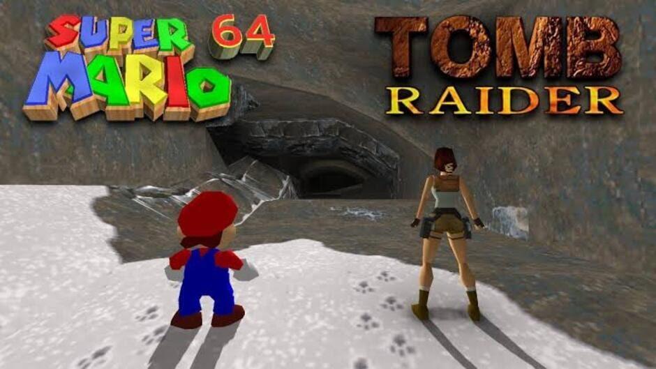 Super Mario 64 in Tomb Raider artwork 1