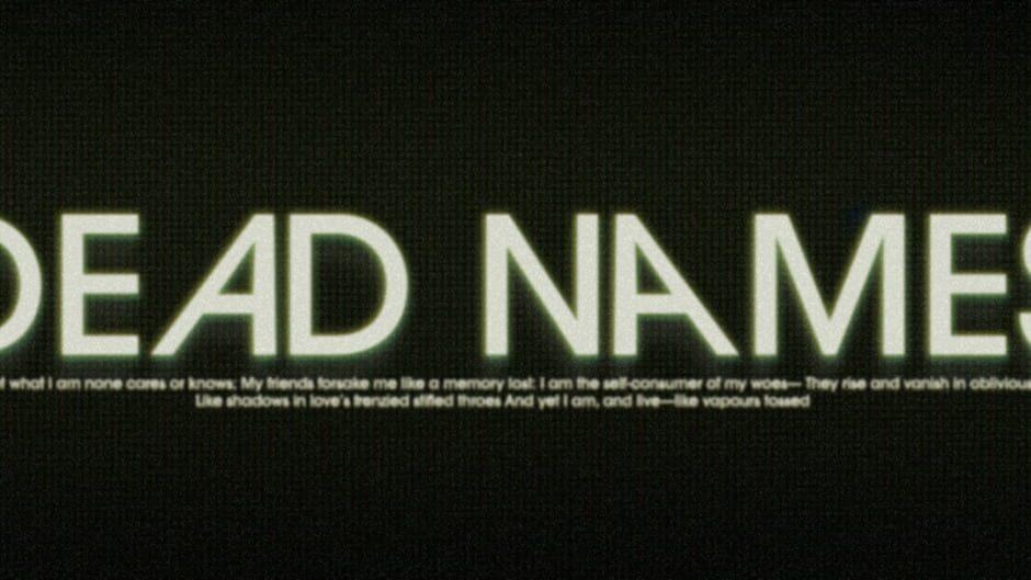 Dead Names artwork 1