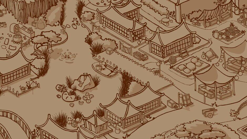 100 Hidden Pandas: Village artwork 1