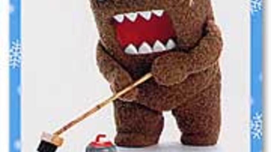 Domo-kun no Card-e: Kyougi - Curling (Domo-kun) artwork 1