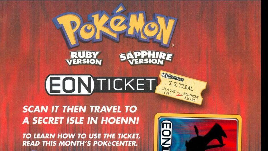 Pokémon Ruby & Sapphire: Eon Ticket artwork 1