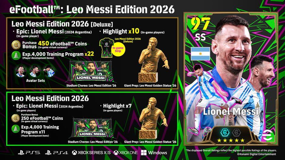 eFootball: Leo Messi Edition 2026 - Deluxe artwork 2