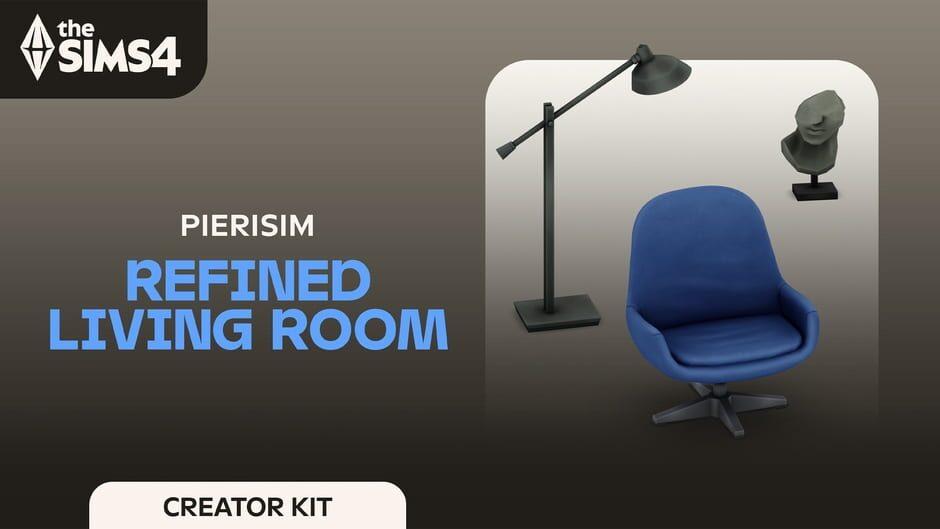 The Sims 4: Refined Living Room Kit artwork 1