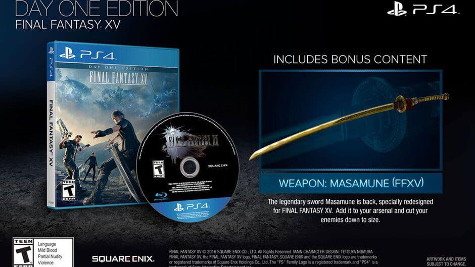 Final Fantasy XV: Day One Edition artwork 1