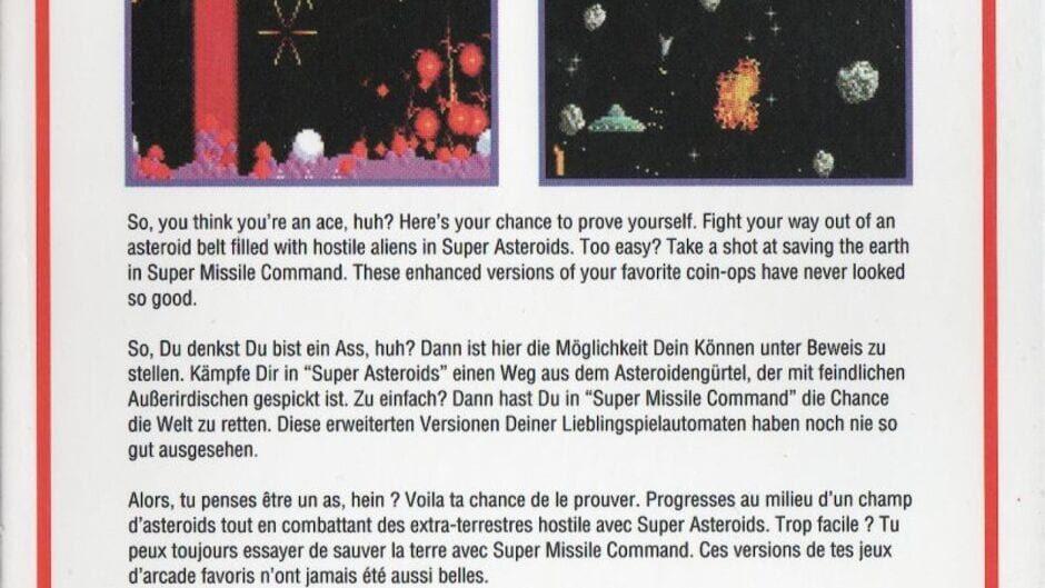 Super Asteroids & Missile Command artwork 2