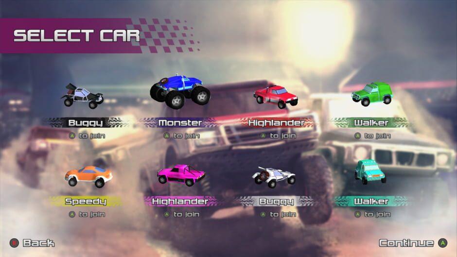 Rock 'N Racing Off Road DX screenshot 1