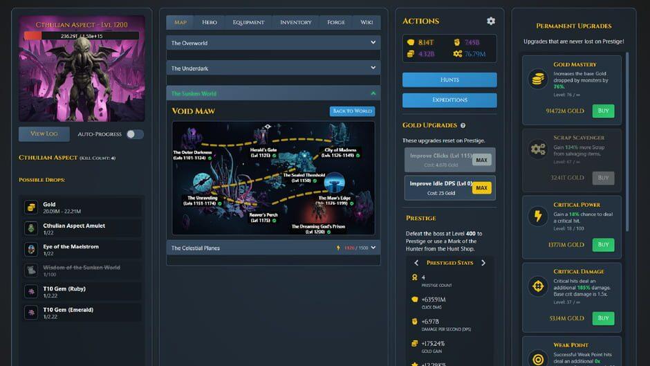 Idle looter screenshot 1