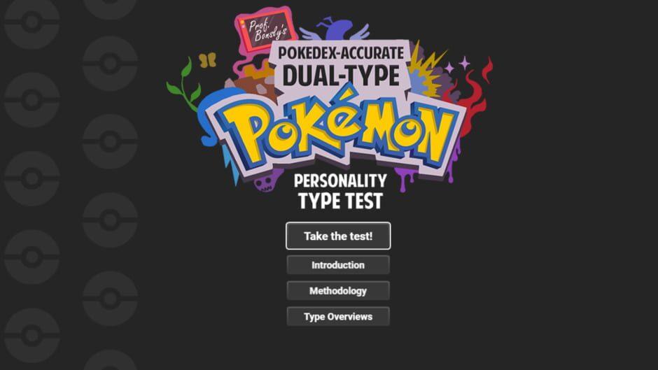 Pokedex-Accurate Dual-Type Pokemon Personality Test screenshot 2
