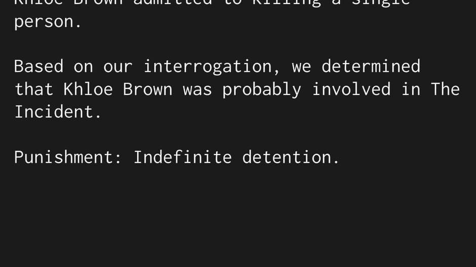 Indefinite: Interrogation Game screenshot 2