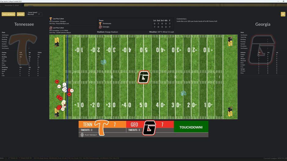 Draft Day Sports: College Football 2025 screenshot 3