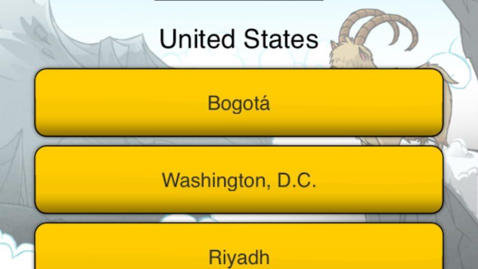 Capitals Quizzer screenshot 3