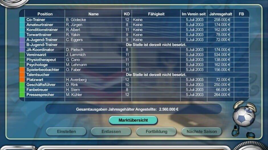 Anstoss 4: Edition 03/04 screenshot 2