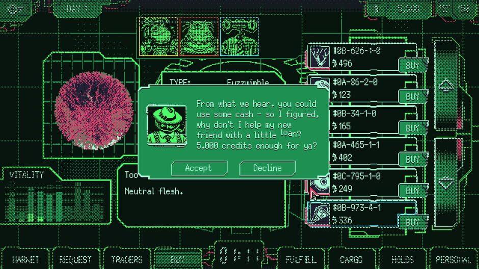 Space Warlord Organ Trading Simulator screenshot 4
