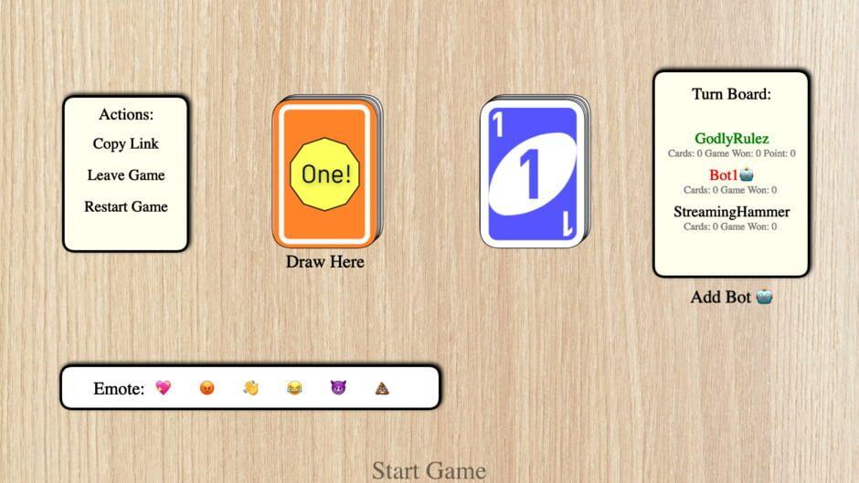 One: The Card Game screenshot 1