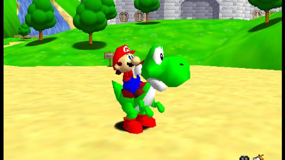Mario 64 and Yoshi screenshot 1