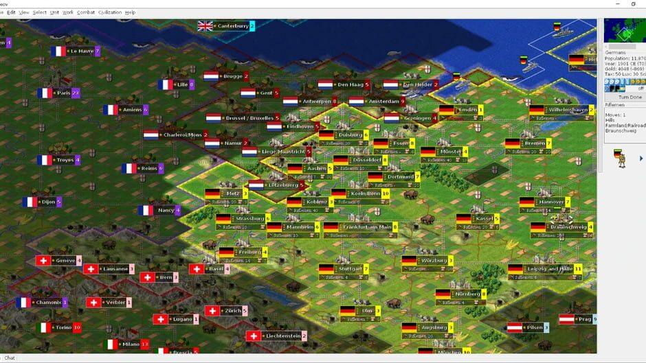 Freeciv screenshot 1