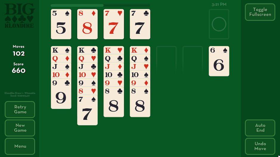 Big Klondike: Classic Solitaire screenshot 4