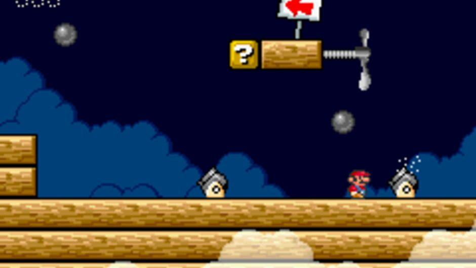 Super Mario Advance 4: Super Mario Bros. 3-e - Bowser's Airship 1 screenshot 1