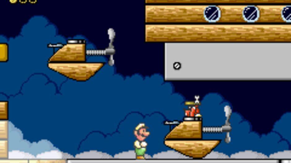 Super Mario Advance 4: Super Mario Bros. 3-e - Bowser's Airship 2 screenshot 1