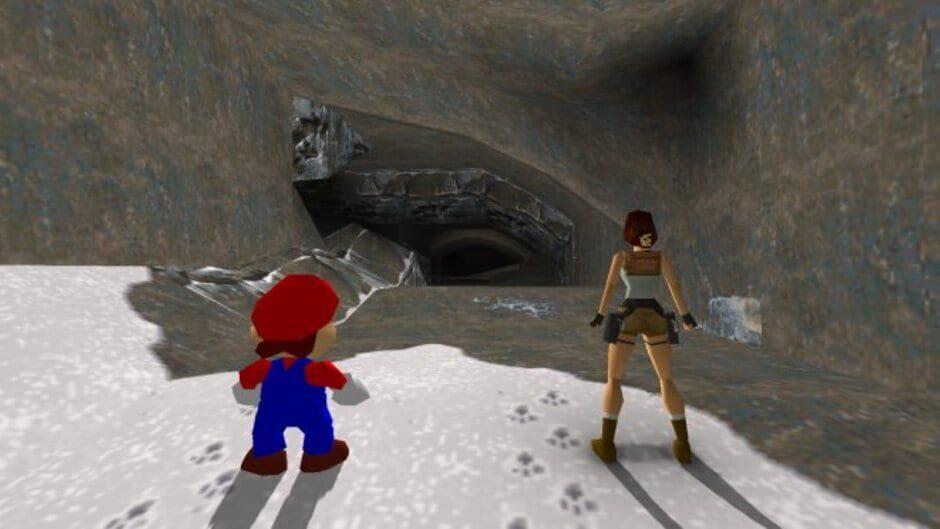Super Mario 64 in Tomb Raider screenshot 1