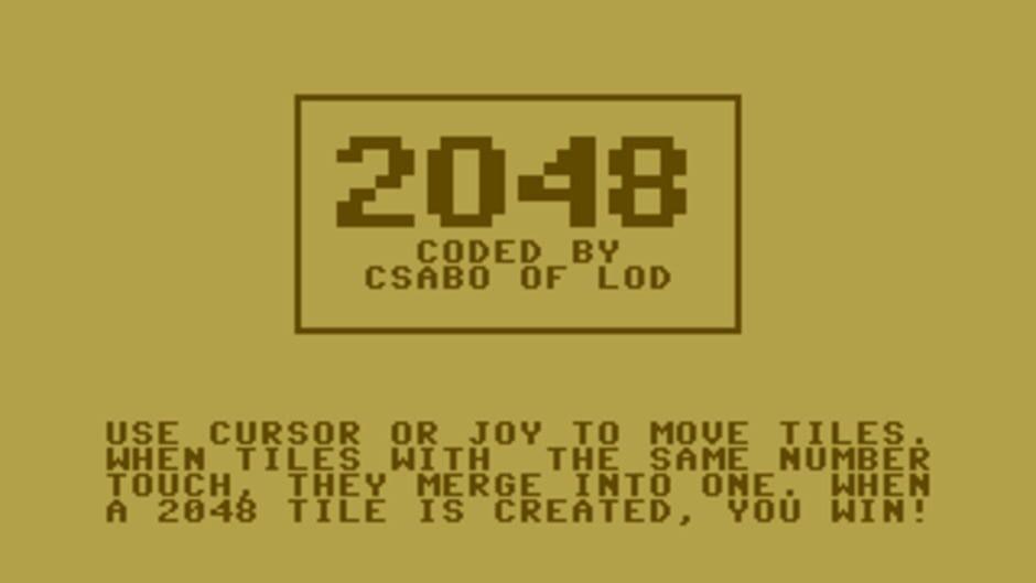 2048 screenshot 1