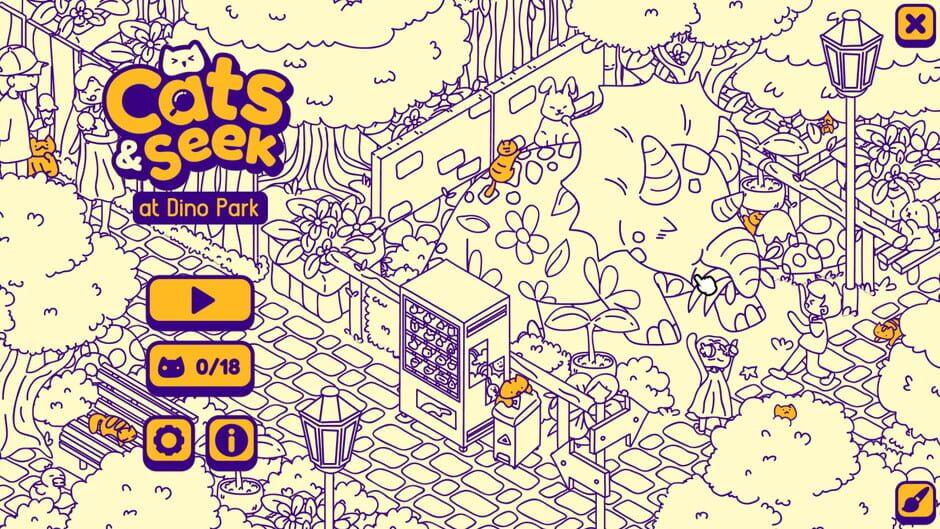 Cats and Seek: Dino Park screenshot 1