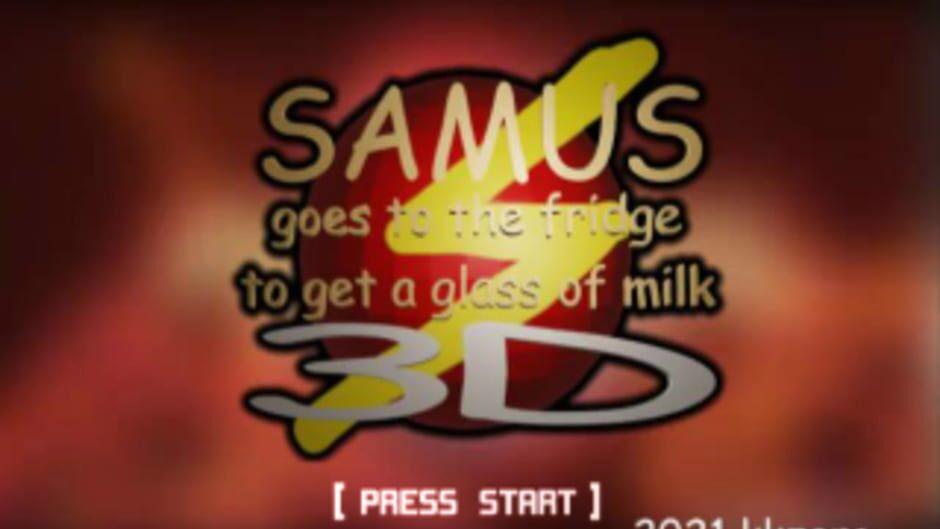 Samus Goes to the Fridge to Get a Glass of Milk 3D screenshot 2