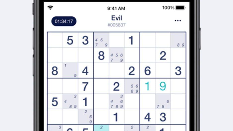 Sudoku screenshot 2
