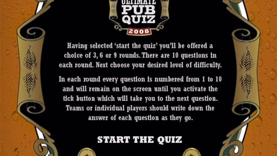 All New Ultimate Pub Quiz 2008 screenshot 2