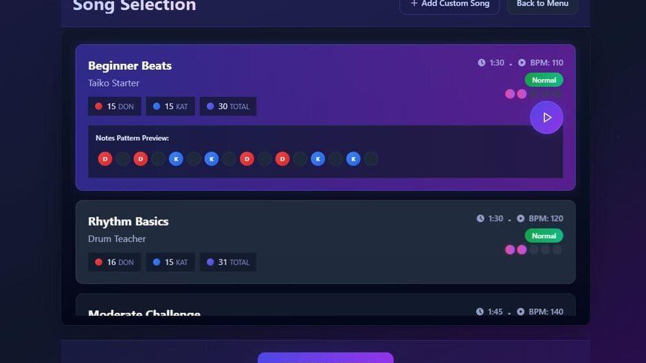 Taiko on the Web screenshot 1
