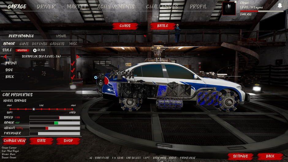 Chaos on Wheels: Deluxe Edition screenshot 2