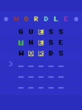 Wordle for Commodore 64