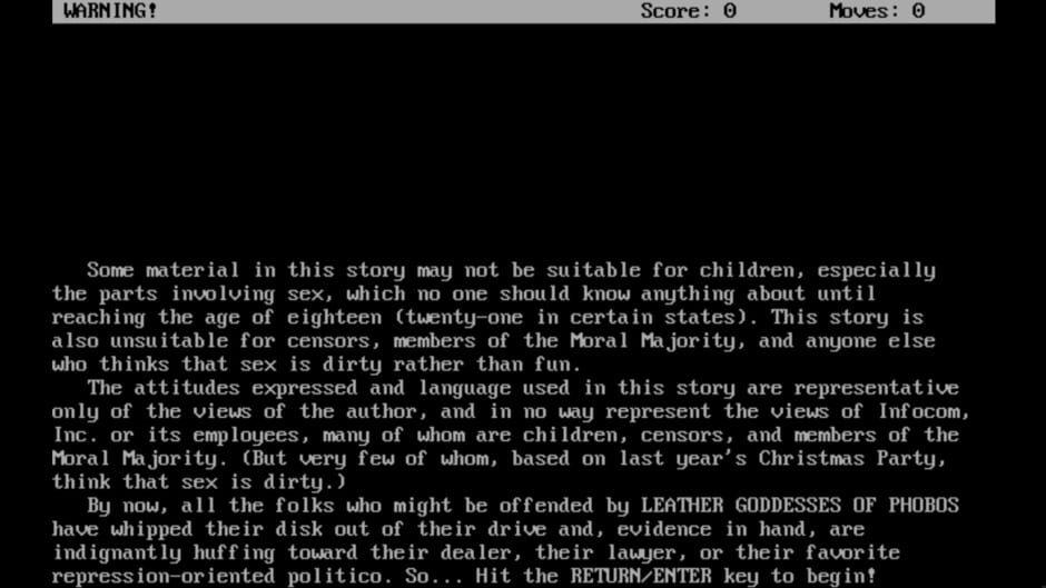 Leather Goddesses of Phobos screenshot 2