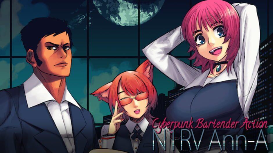 N1RV Ann-A: Cyberpunk Bartender Action artwork 1