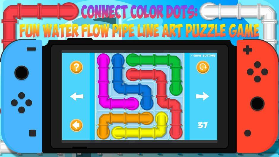 Connect Color Dots: Fun Water Flow Pipe Line Art Puzzle Game artwork 1