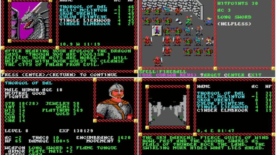 Advanced Dungeons & Dragons: Pool of Radiance screenshot 1