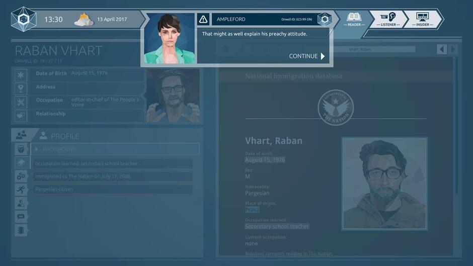 Orwell: Ignorance is Strength screenshot 1