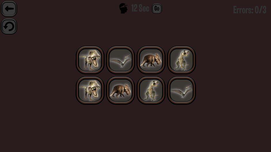 Animals Memory: Dinosaurs screenshot 2