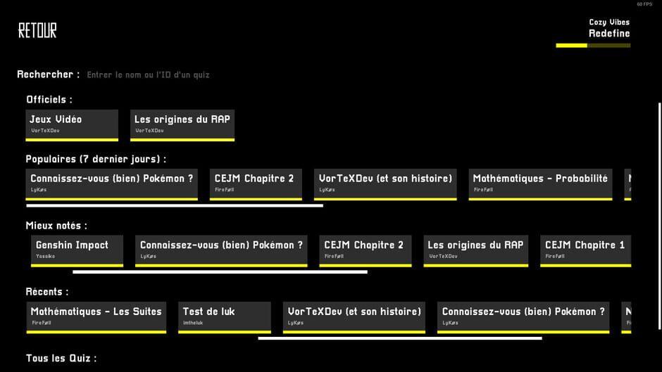 AnotherQuizzGame screenshot 2