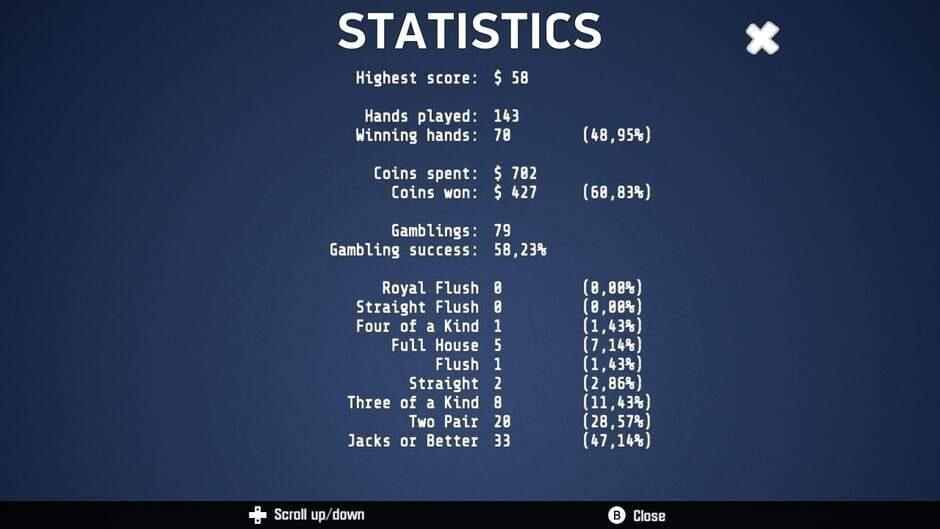 Jacks or Better: Video Poker screenshot 4