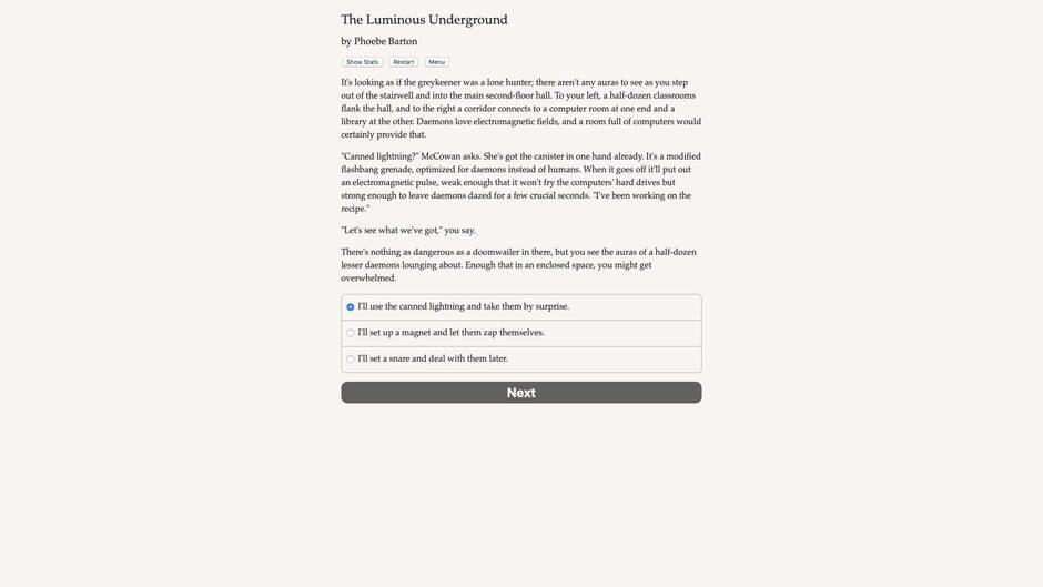 The Luminous Underground screenshot 1