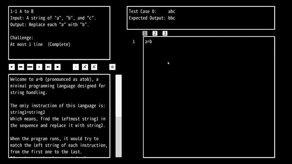 A=B screenshot 1