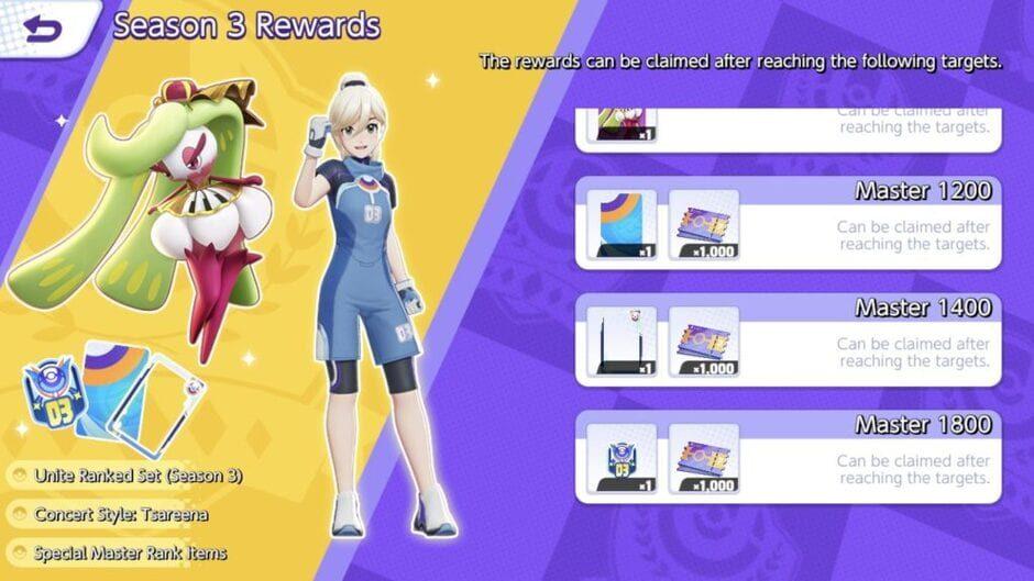 Pokémon Unite: Season 3 screenshot 1