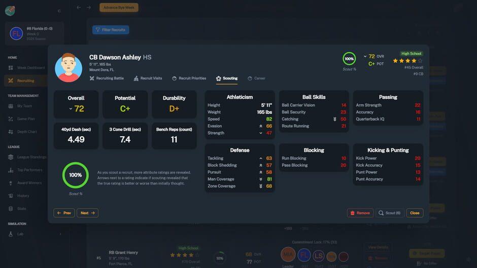 Football Coach: College Dynasty screenshot 4